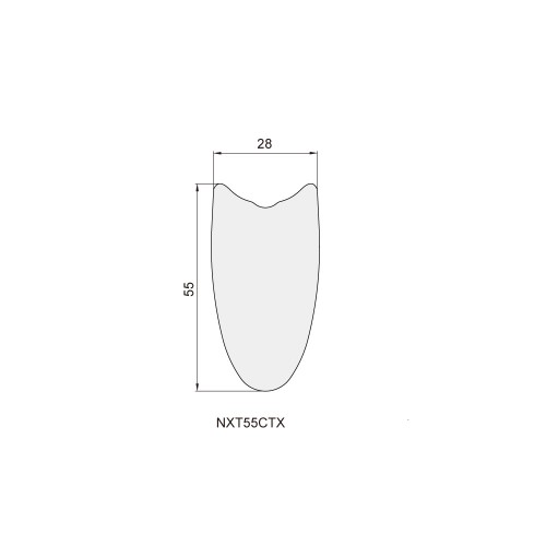 [CTX] 700C Road Rim 55mm